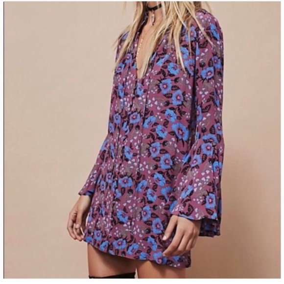 Free People Magic Mystery Tunic Dress size M - Picture 2 of 14